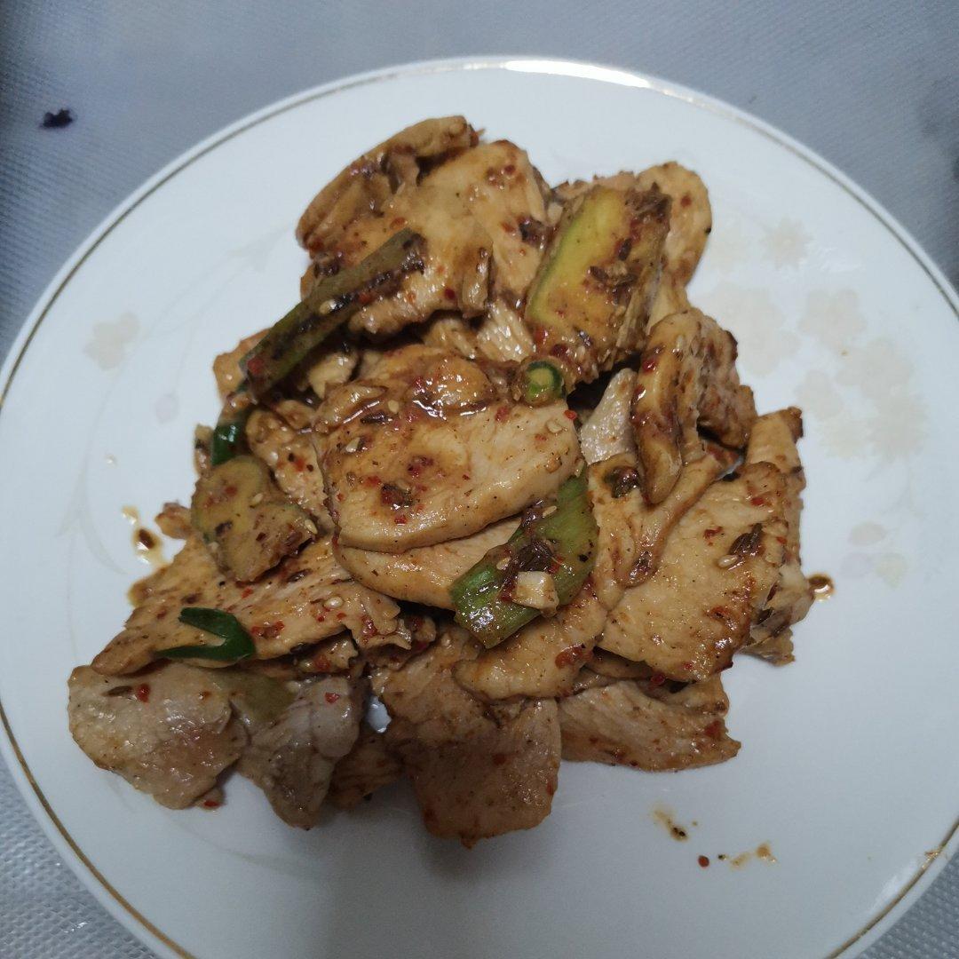 孜然鸡胸肉，低脂低卡好吃无压力。