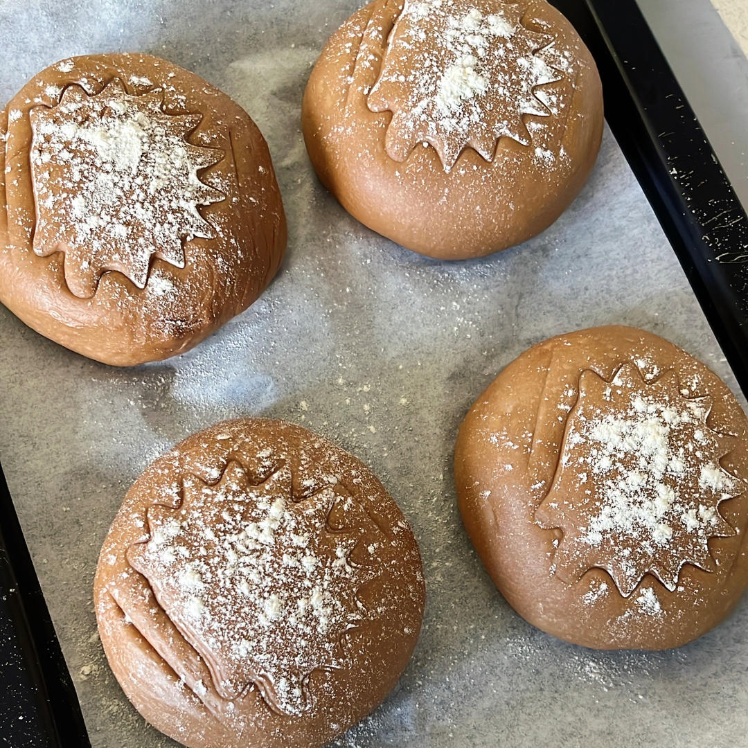 抹茶芋泥麻薯软欧包🍃夏日小清新