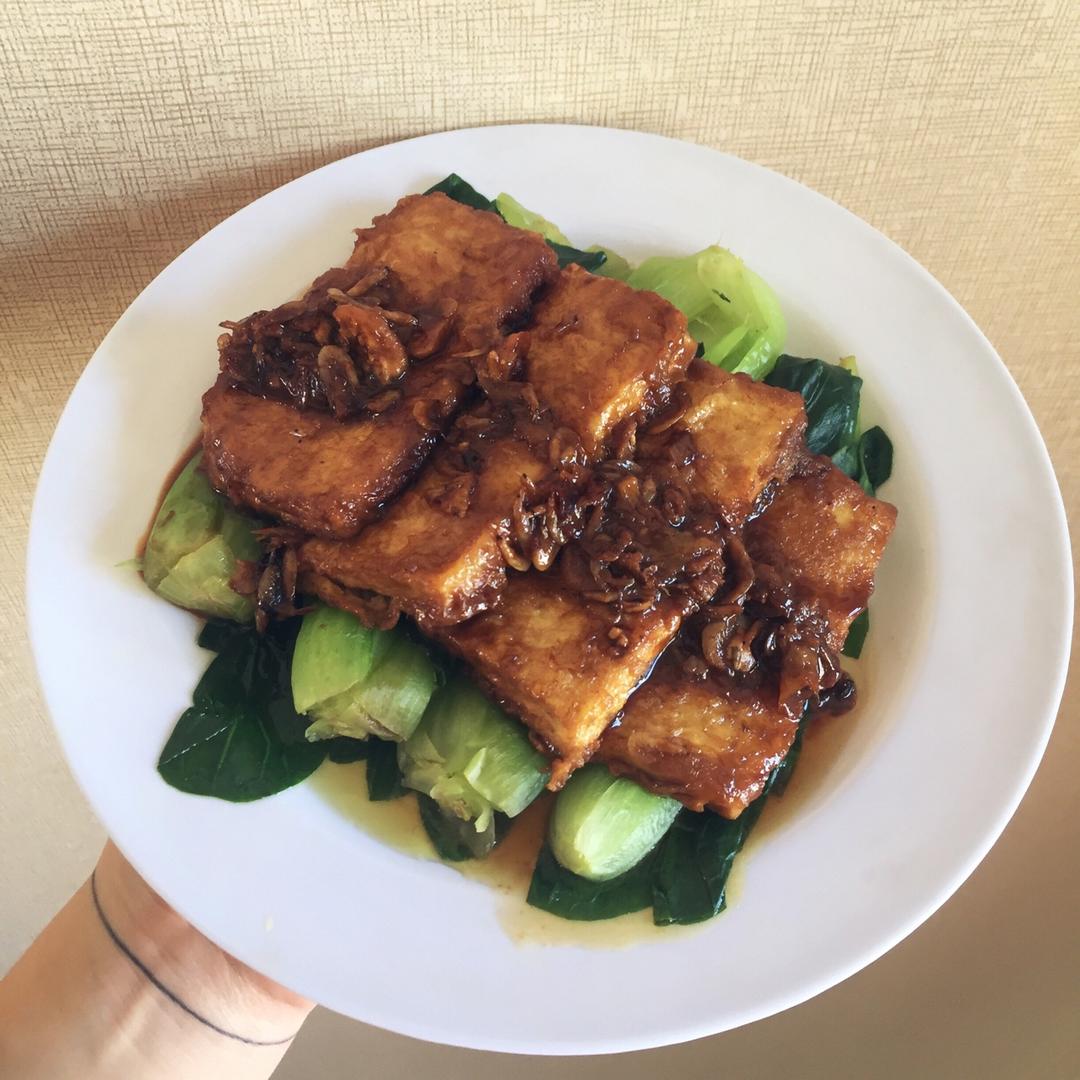 虾皮锅塌豆腐 （鲁菜）
