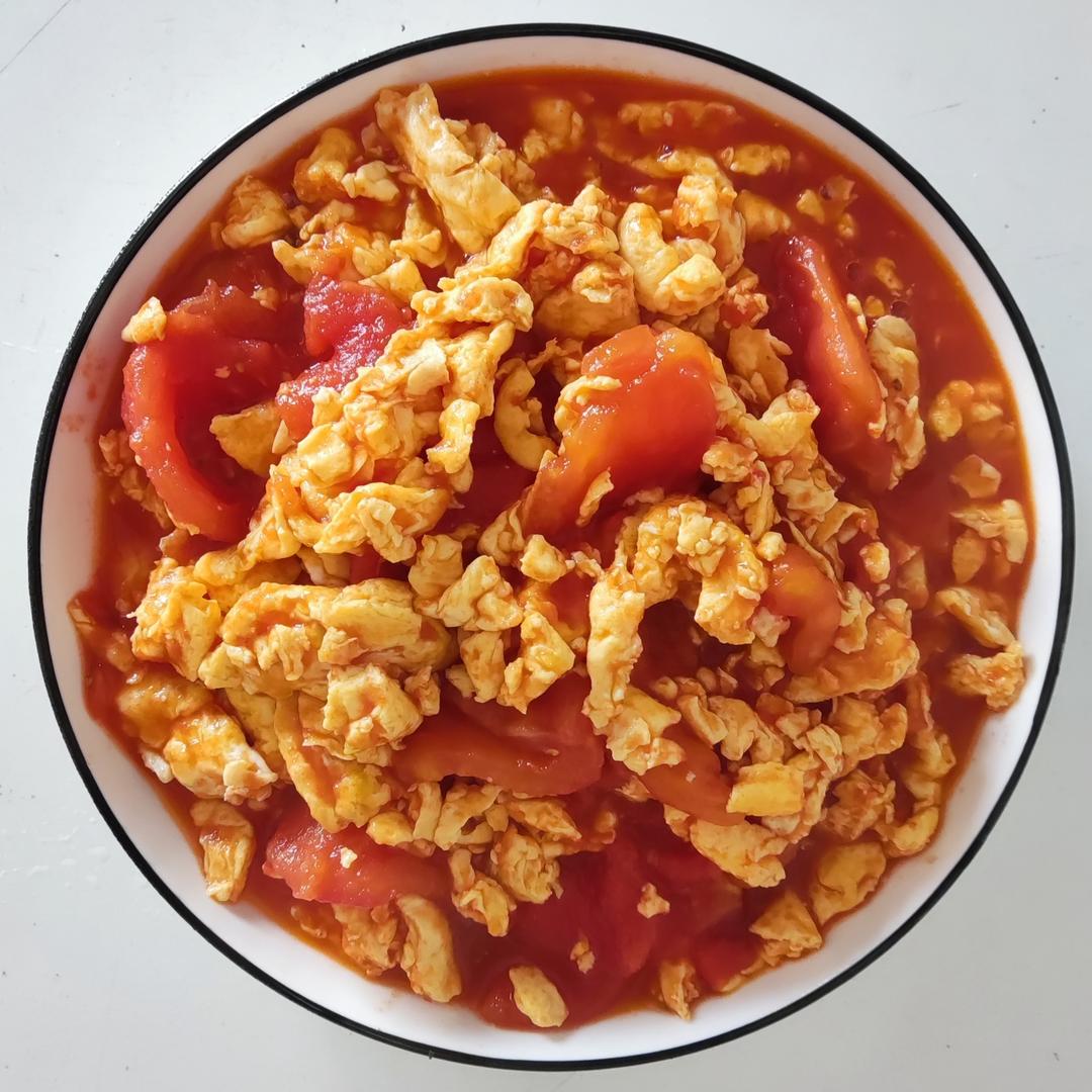 超嫩滑的番茄炒蛋