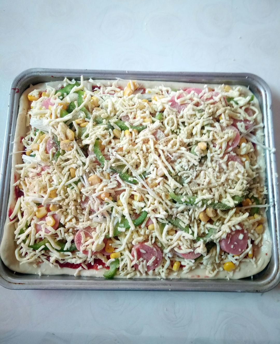 8寸纯手工什锦披萨