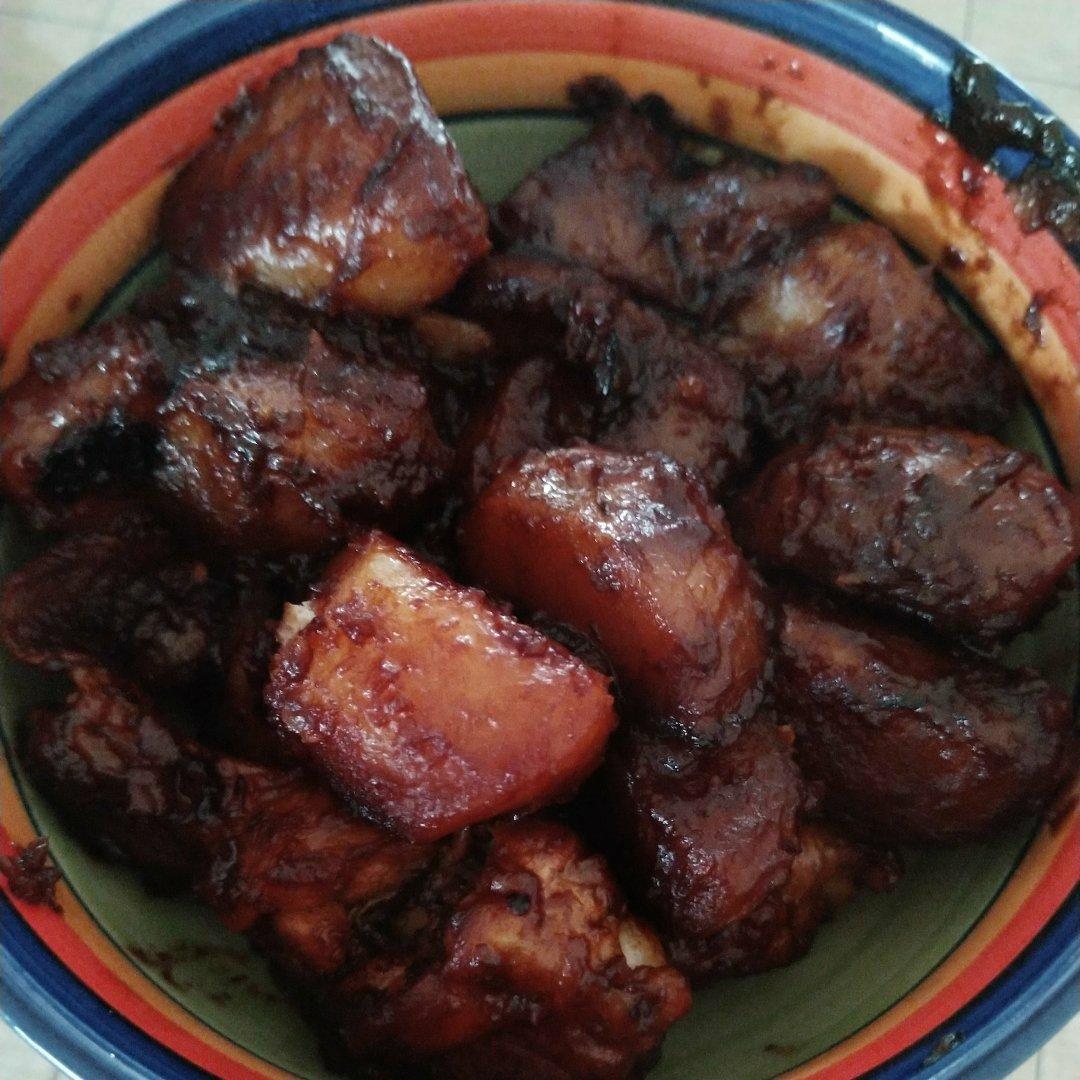 土豆焖鸡腿