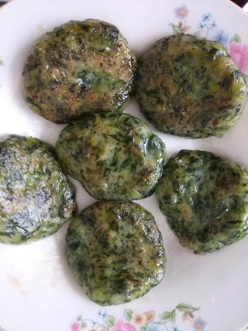 窗外绿洲做的草头饼