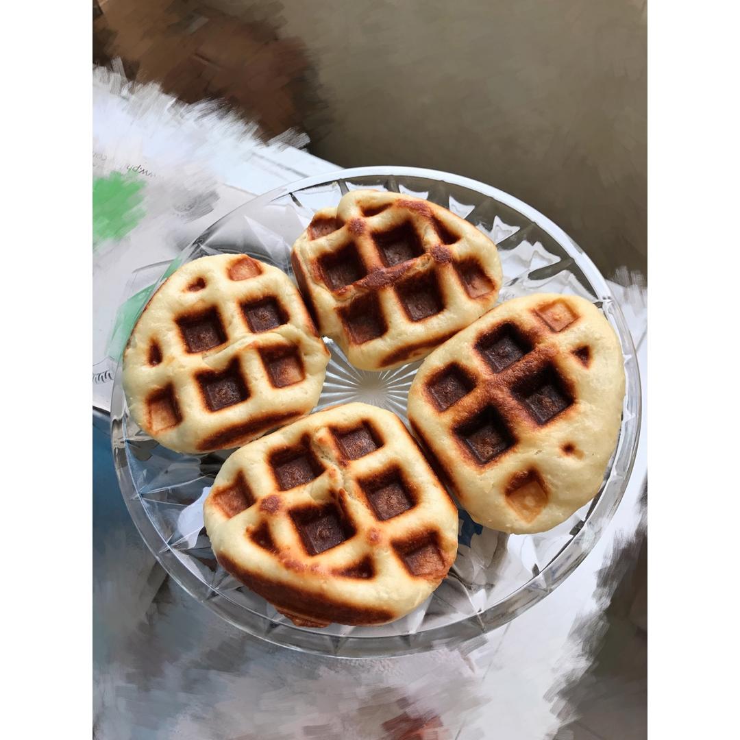 椰子华夫饼（酵母版）