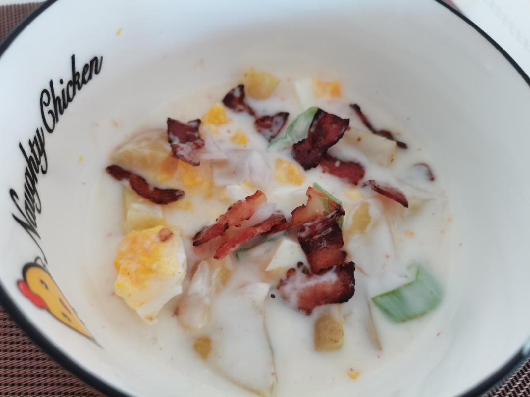 酸奶培根土豆沙拉🥗绵密好吃