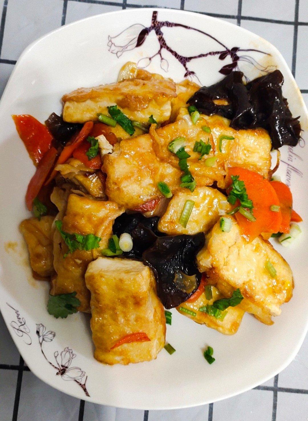 无敌好吃的香煎豆腐