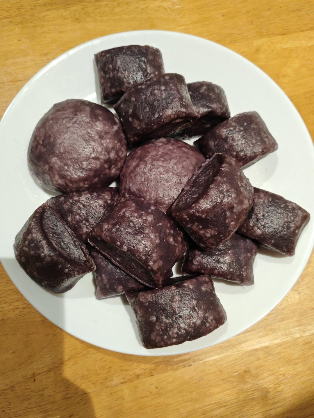奶香紫薯馒头（一次性发酵）
