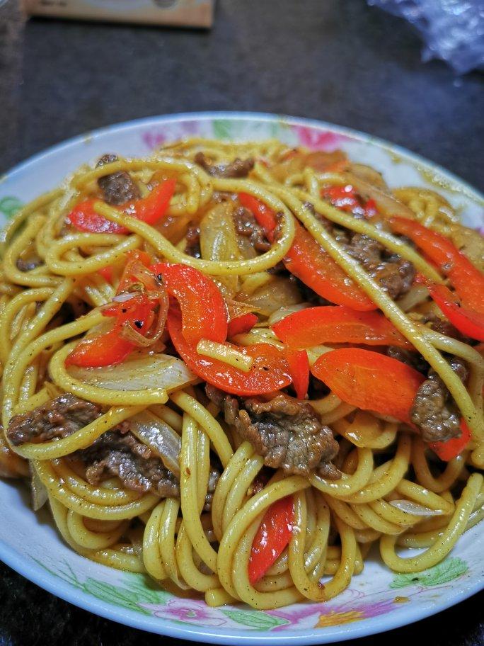 比餐厅好吃的黑椒牛柳意面🍝零失败简单教程