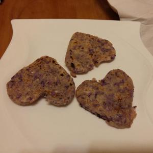 快手早餐--紫甘蓝煎饼的做法 步骤7