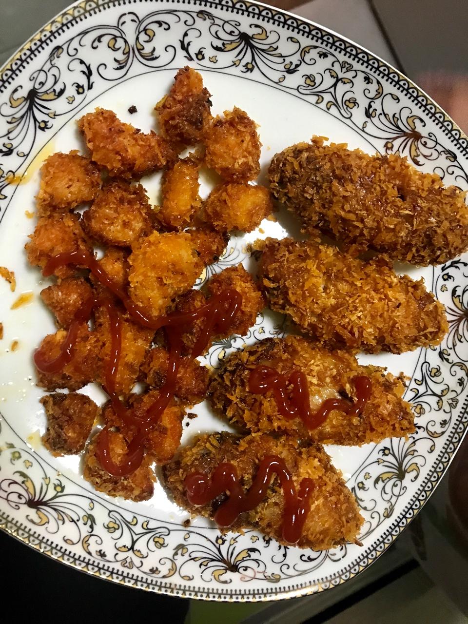 烤鸡翅（面包糠版）