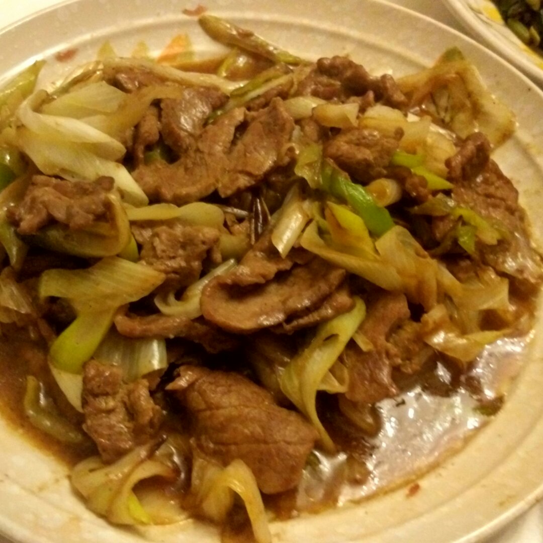 大葱炒牛肉