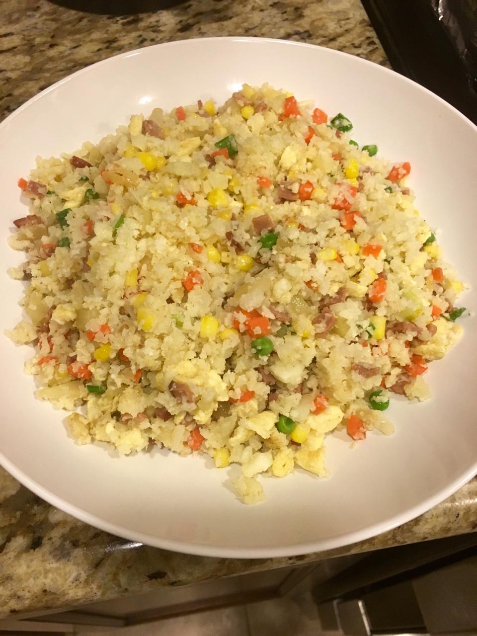 健身抗糖化 | 低卡路里抗炎花菜饭 cauliflower rice