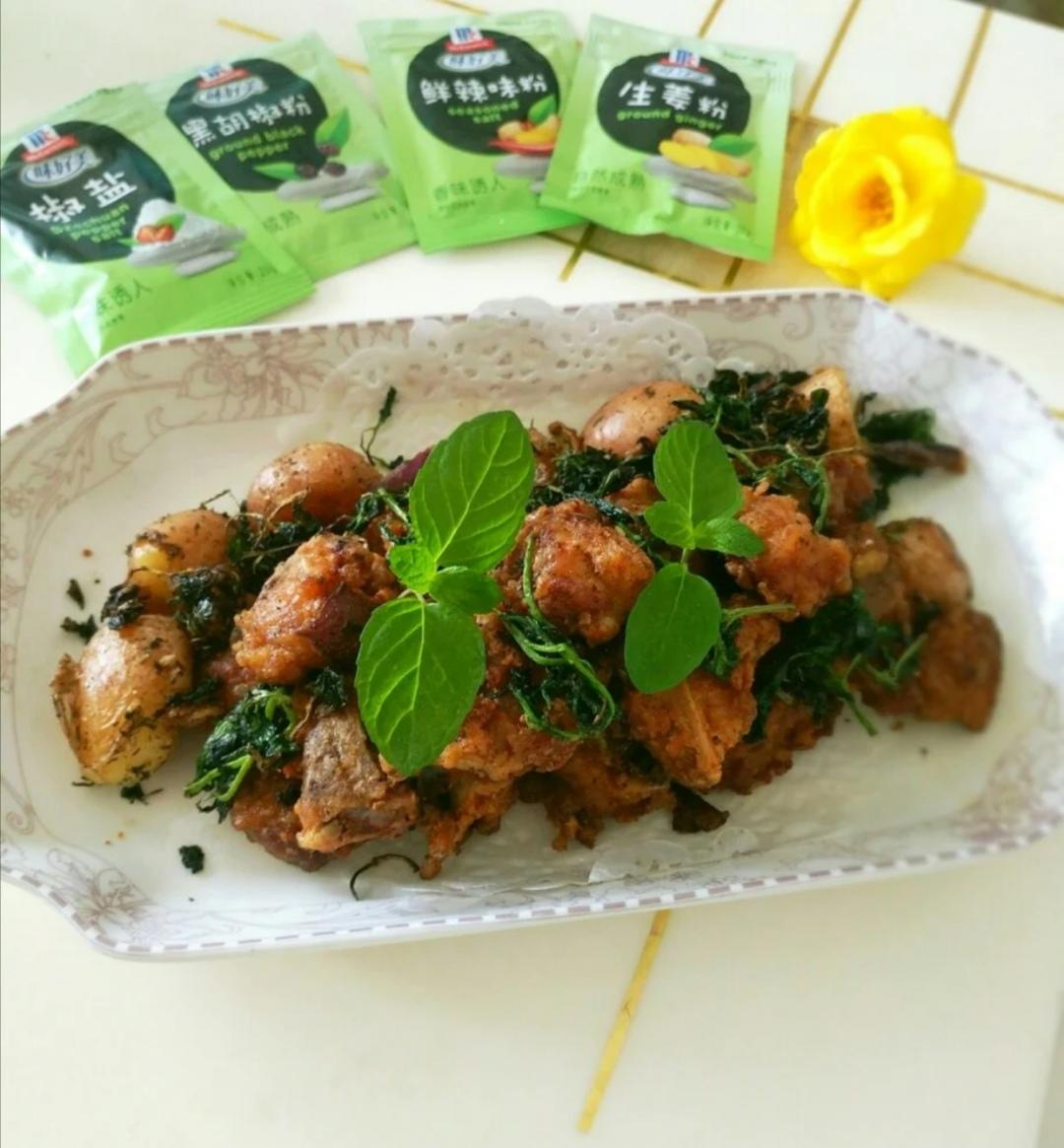 椒香薄荷脆排的做法