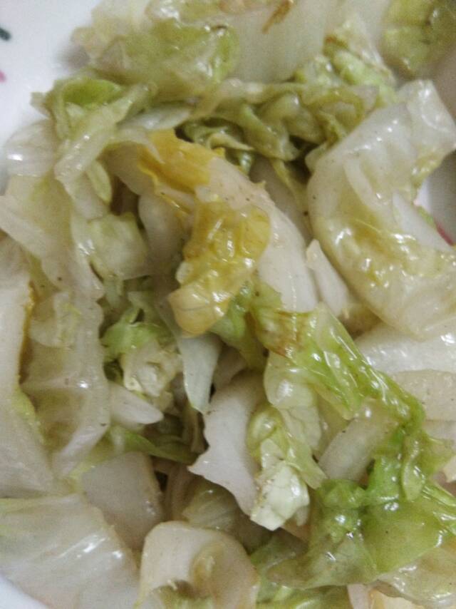 食物本身的味道—清炒白菜