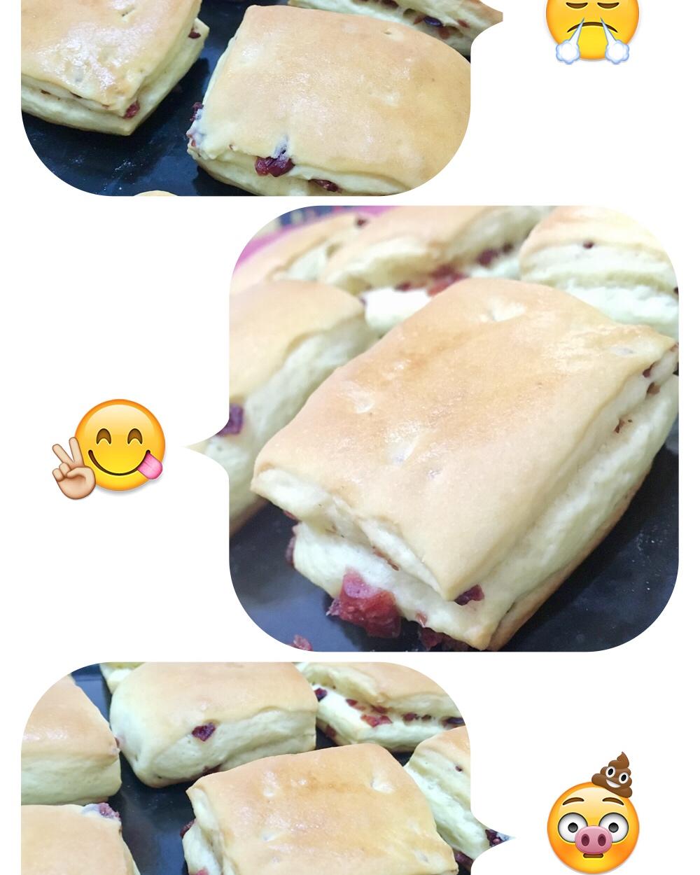 蔓越莓优格小面包块