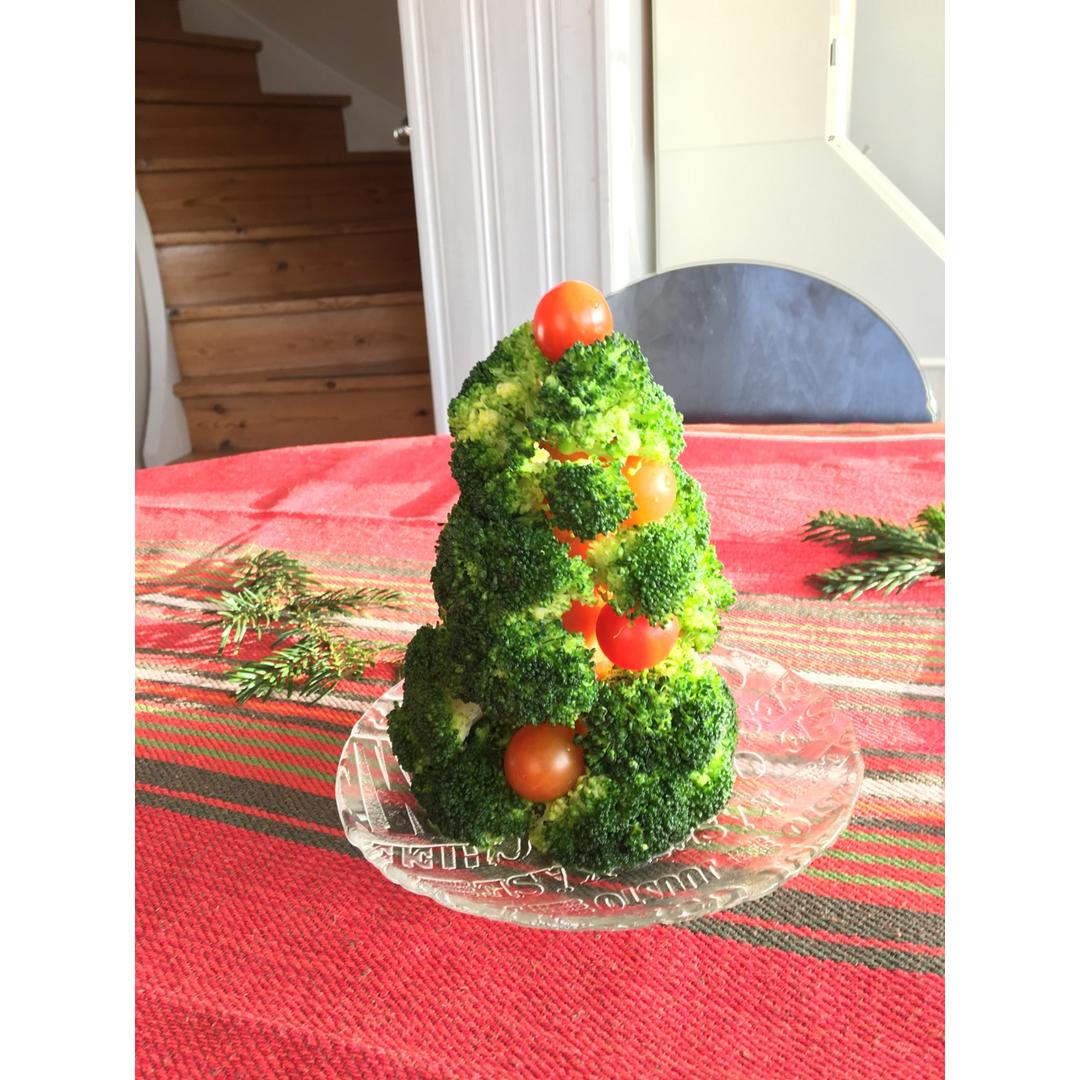 西兰花圣诞树