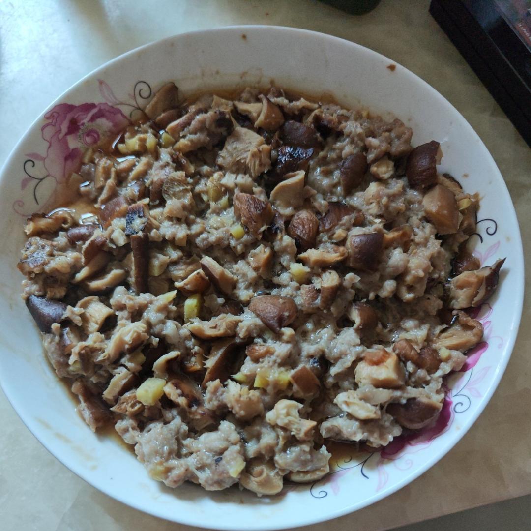 香菇蒸肉饼