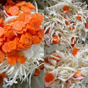 超级简单印尼酸甜卷心菜泡菜 acar kubis的做法 步骤1