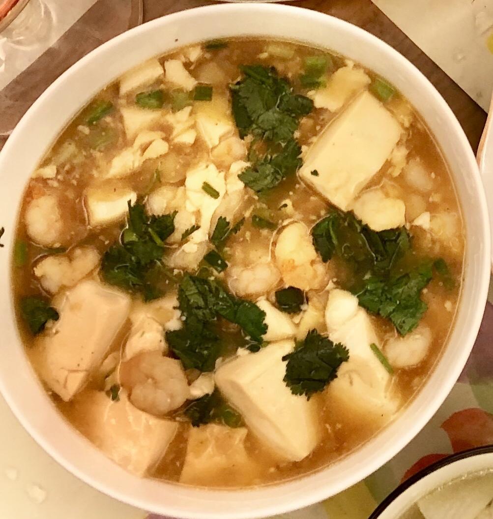 虾仁豆腐