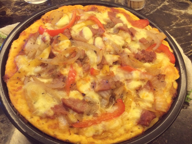 夏威夷pizza（附饼底冷冻法）