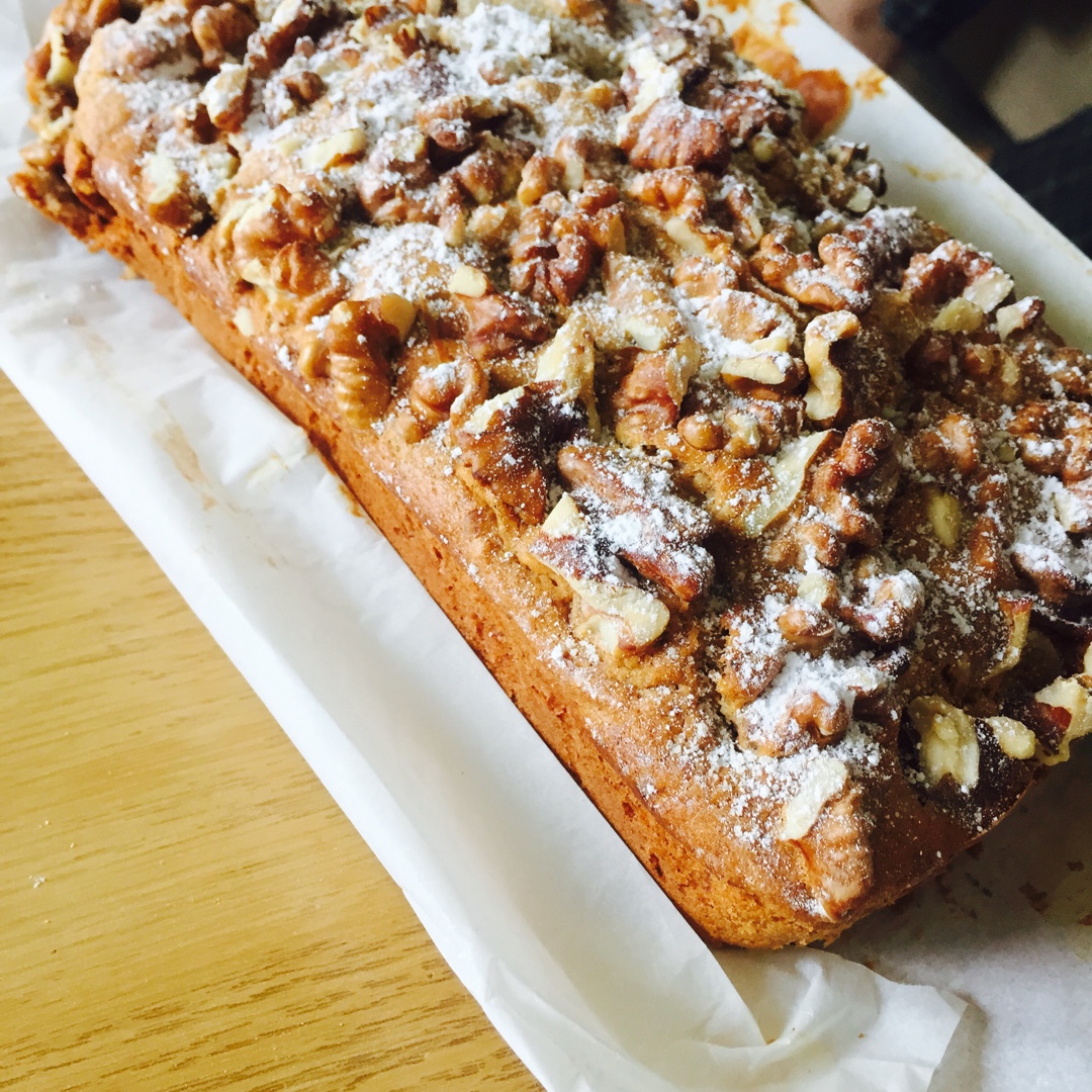 香蕉核桃磅蛋糕 Banana & Walnut Pound Cake