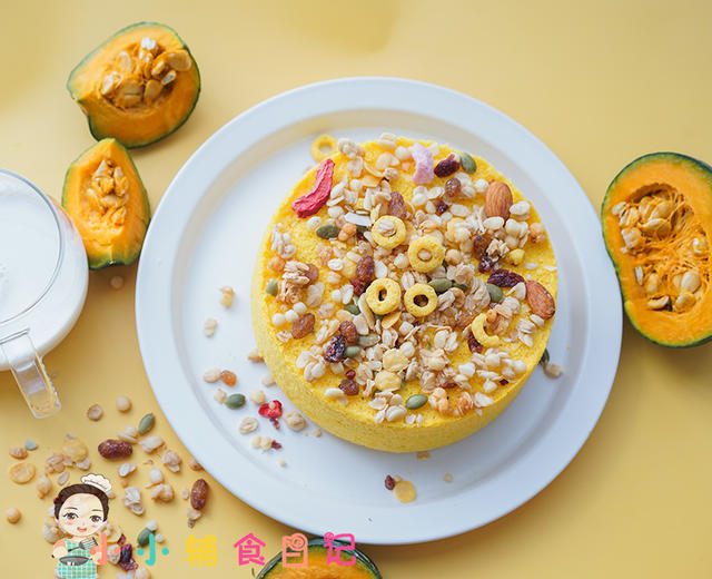 8寸/2个6寸蛋糕南瓜牛奶蒸蛋糕的做法