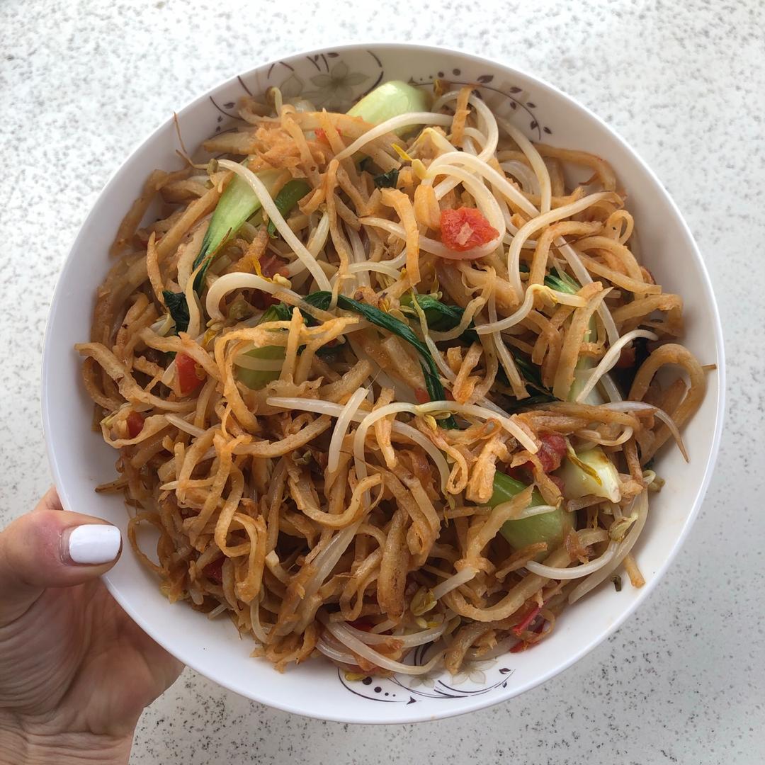 老北京素炒饼(肉炒饼)