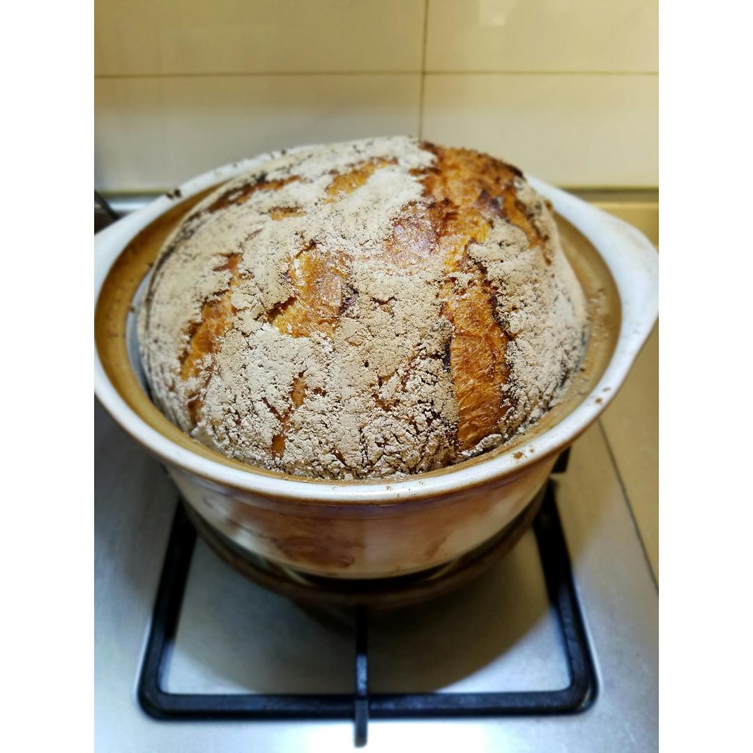 欧包/乡村面包-无油不用揉 No Knead Bread