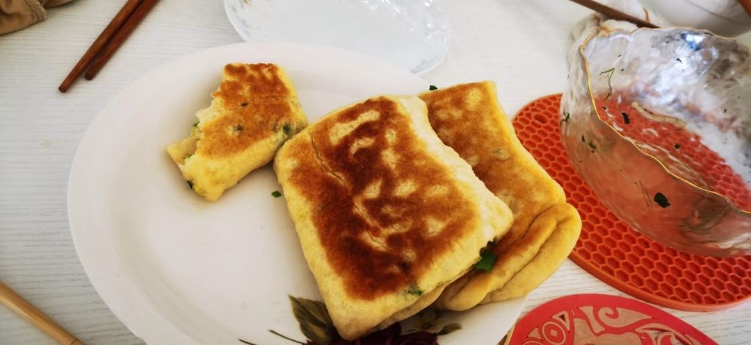 发面葱花饼（蓬松暄软）