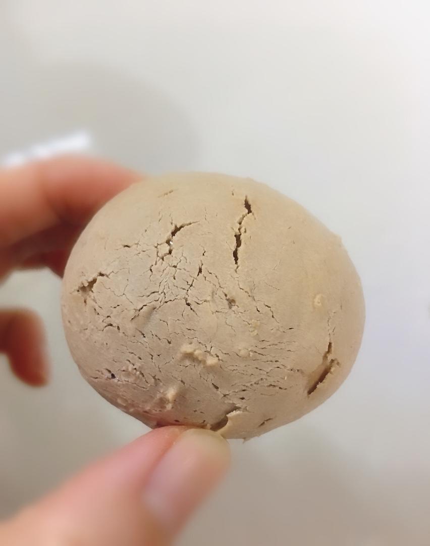 惊讶😲一次就成功的木薯粉版麻薯包（恐龙蛋🦕）