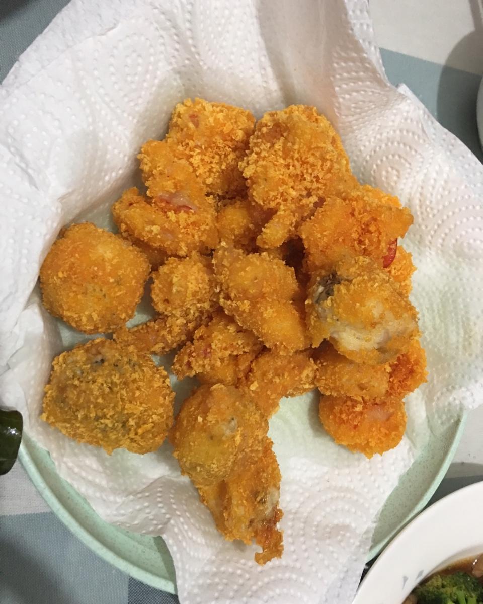 面包糠炸虾
