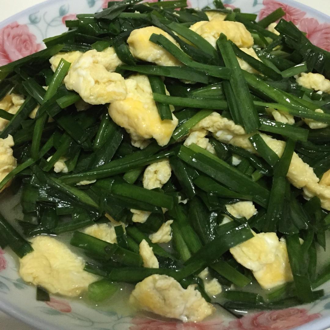 傻瓜版（韭菜炒鸡蛋）的做法