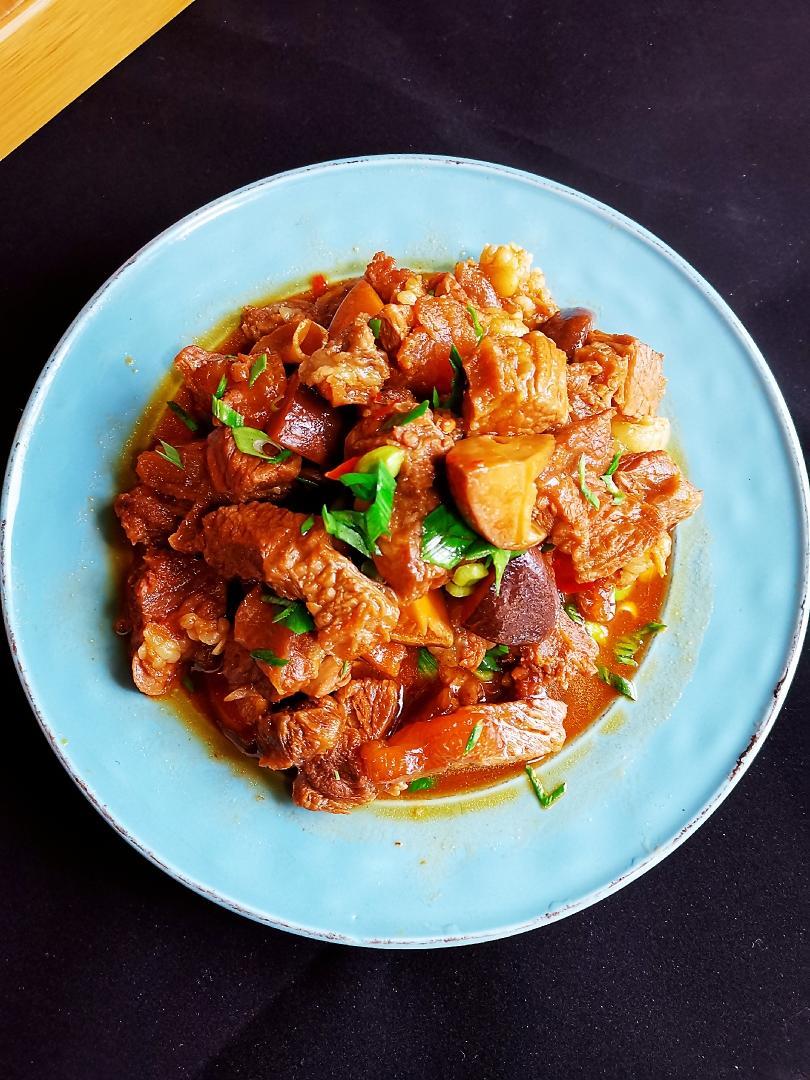 简单易做家常香菇炖牛肉