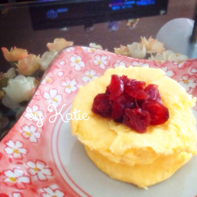 懒人食|1分钟微波炉柠檬酸奶小蛋糕（无油低脂版）