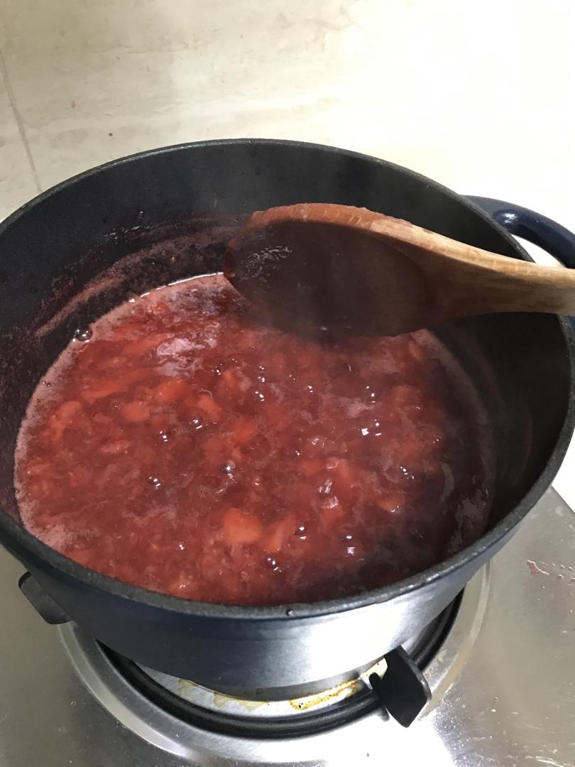 自制无添加草莓酱