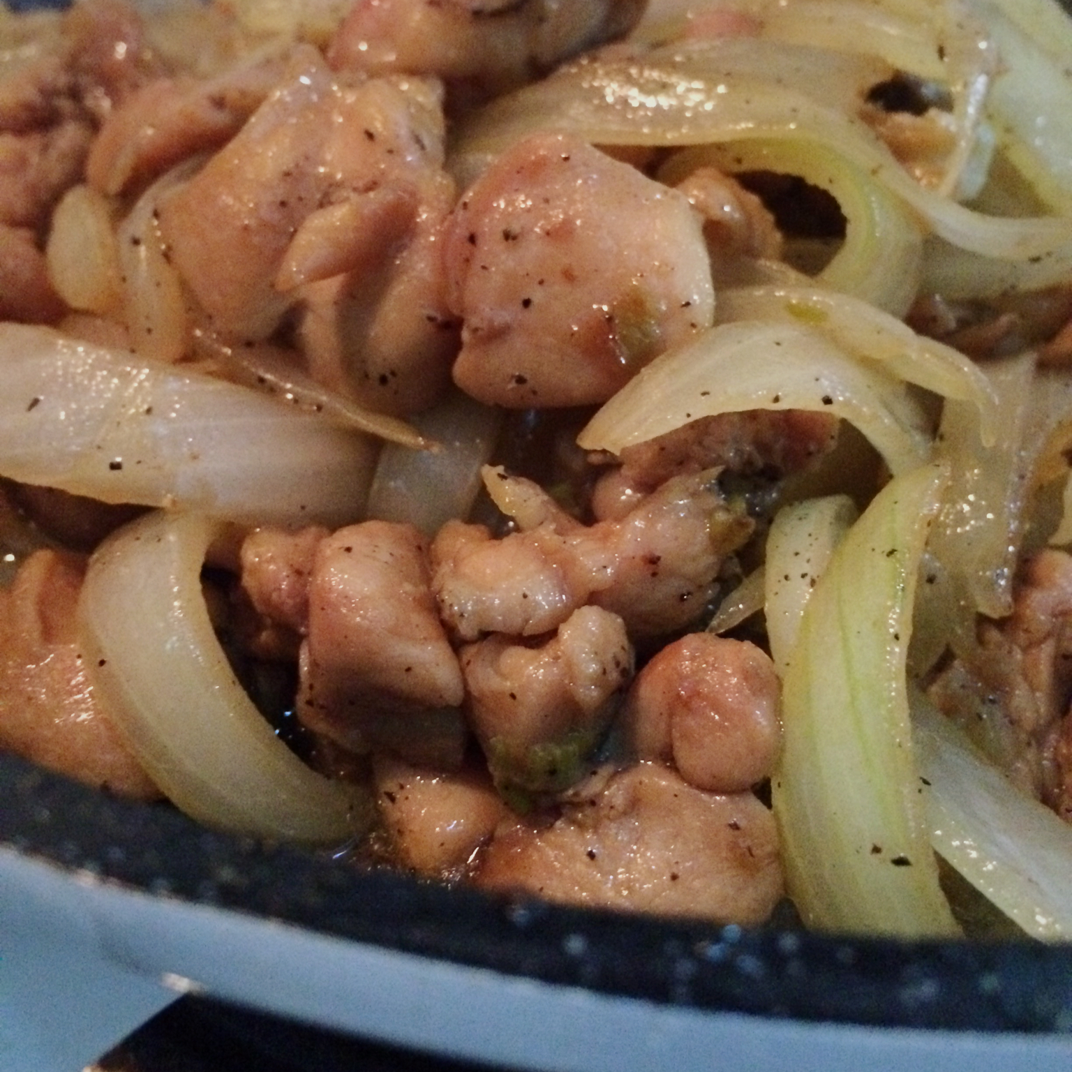 黑椒洋葱炒鸡肉