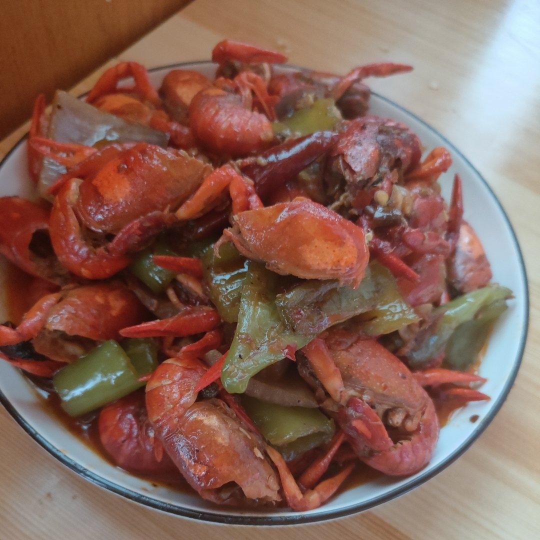香辣小龙虾（用火锅底料）