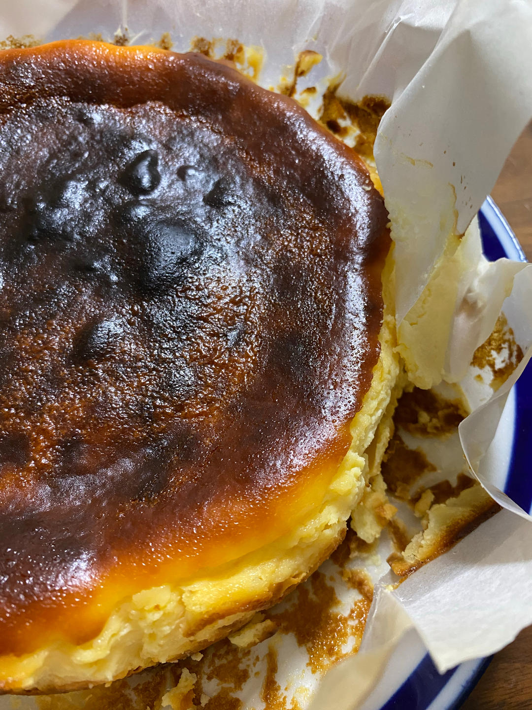 小山进公开食谱-使用大量牛奶，无淡奶油的巴斯克乳酪蛋糕