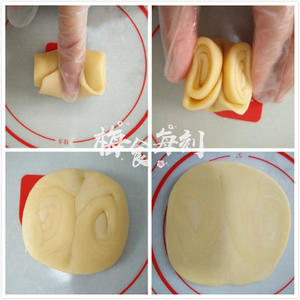 玫瑰鲜花饼，快手烫面法免出膜版，超级香酥！的做法 步骤12