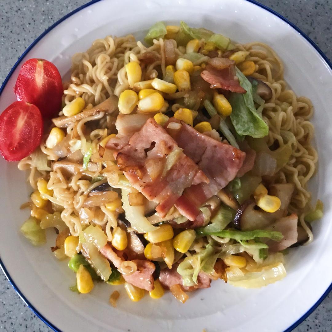 炒泡面🍜的做法