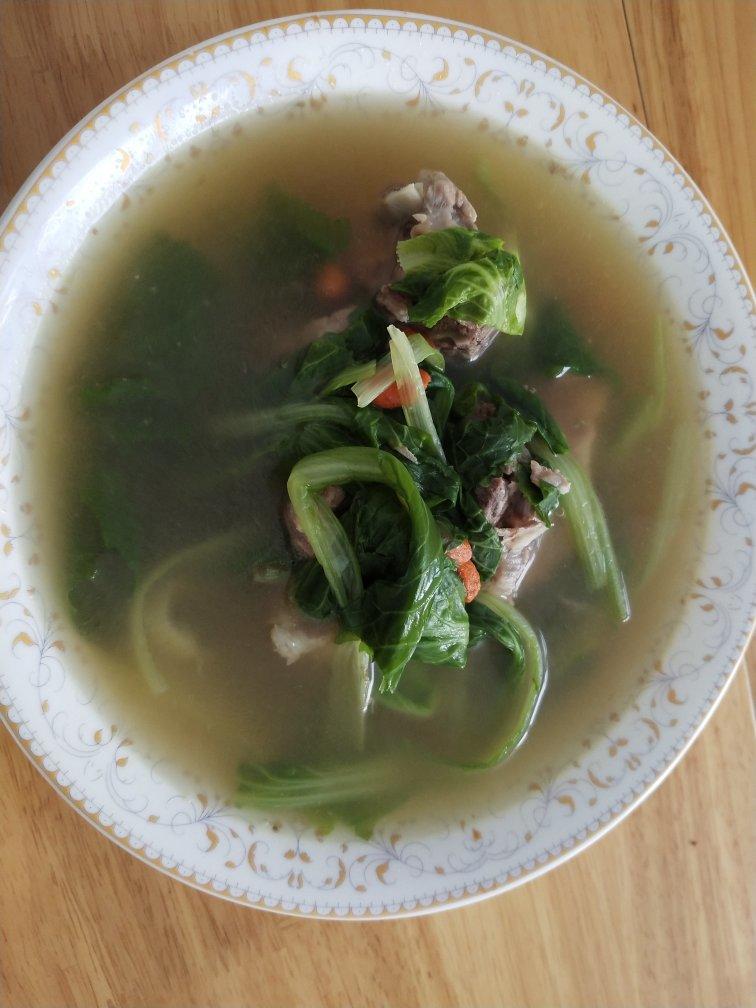 小白菜排骨汤
