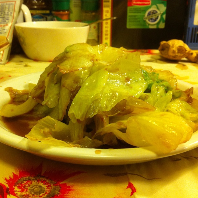 蚝油西生菜