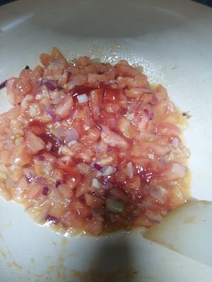 茄汁意面+香菇嫩滑鸡片的做法 步骤7