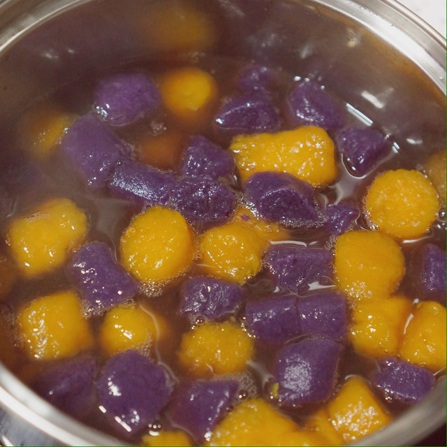 芋圆紫薯圆地瓜圆（速成版）的做法
