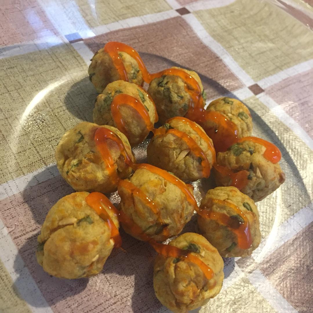 香烤马铃薯素丸子