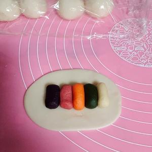 彩色螺旋酥(果蔬粉)的做法 步骤10