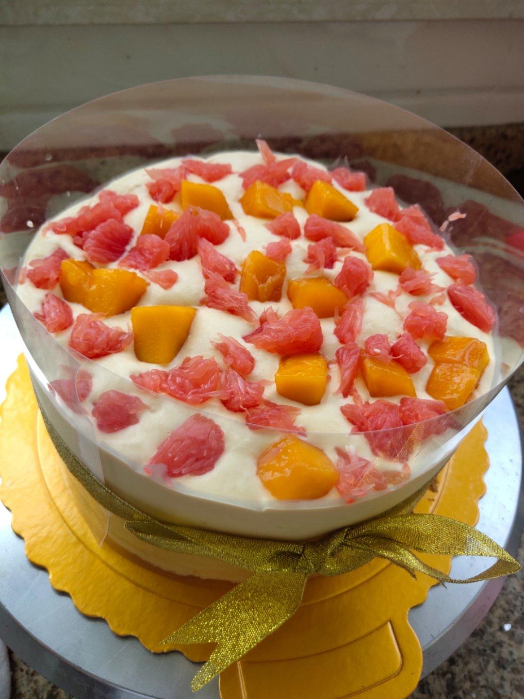 杨枝甘露爆浆蛋糕【初味日记】