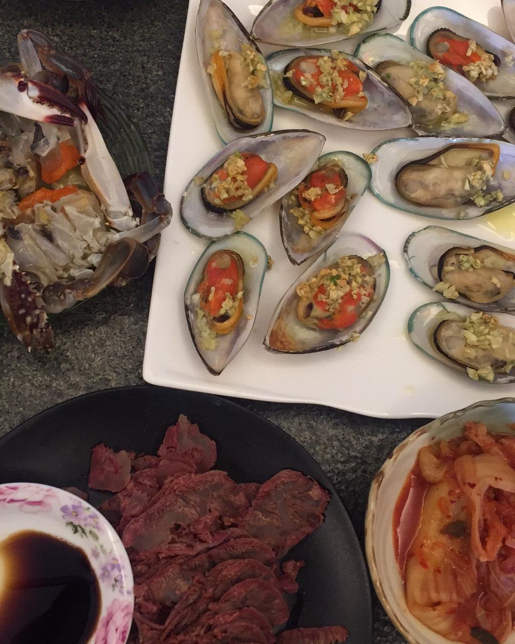 【山姆厨房】蒜蓉蒸青口贝
