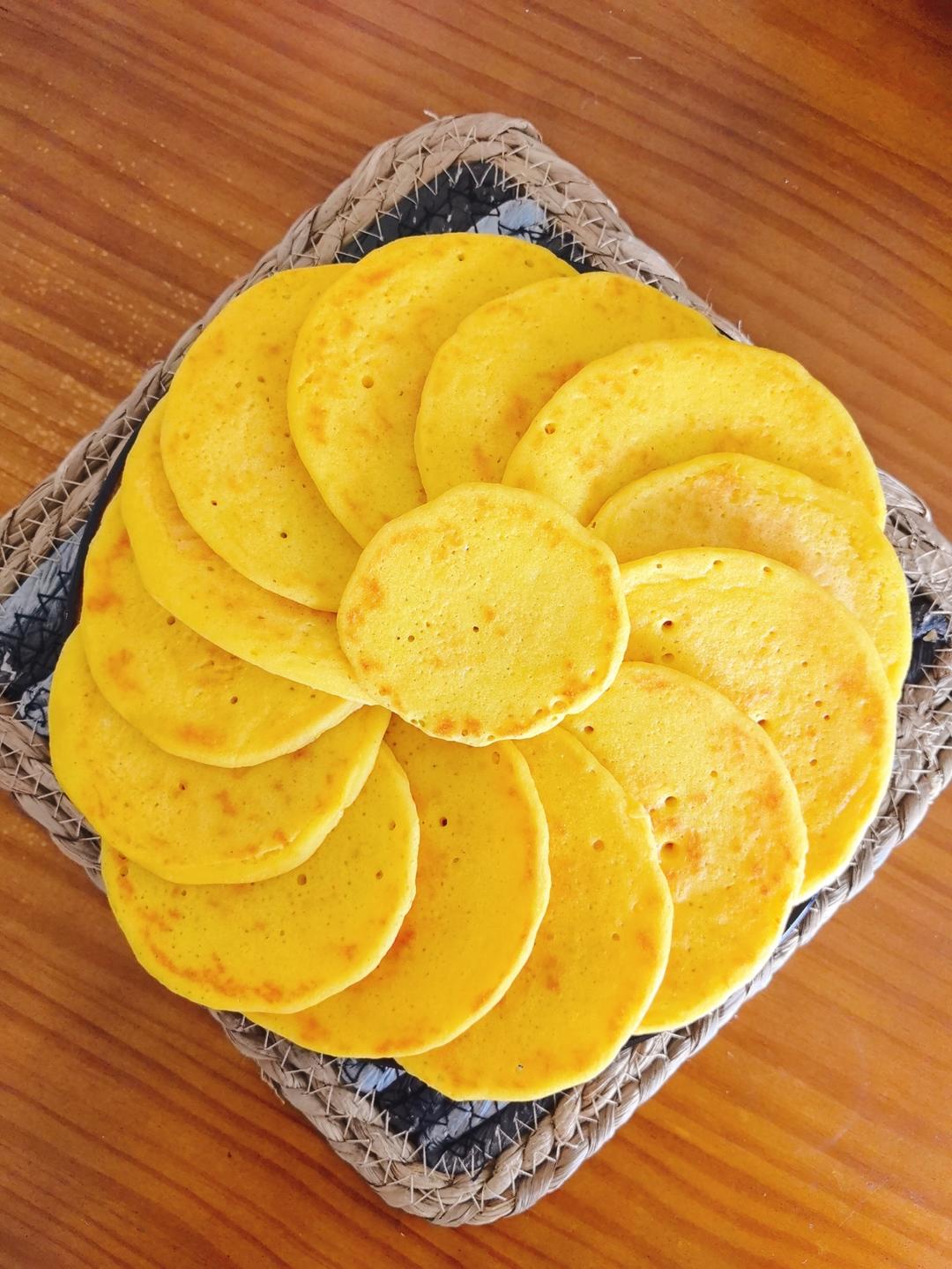 玉米面松饼，早起5分钟搞定，又软又健康