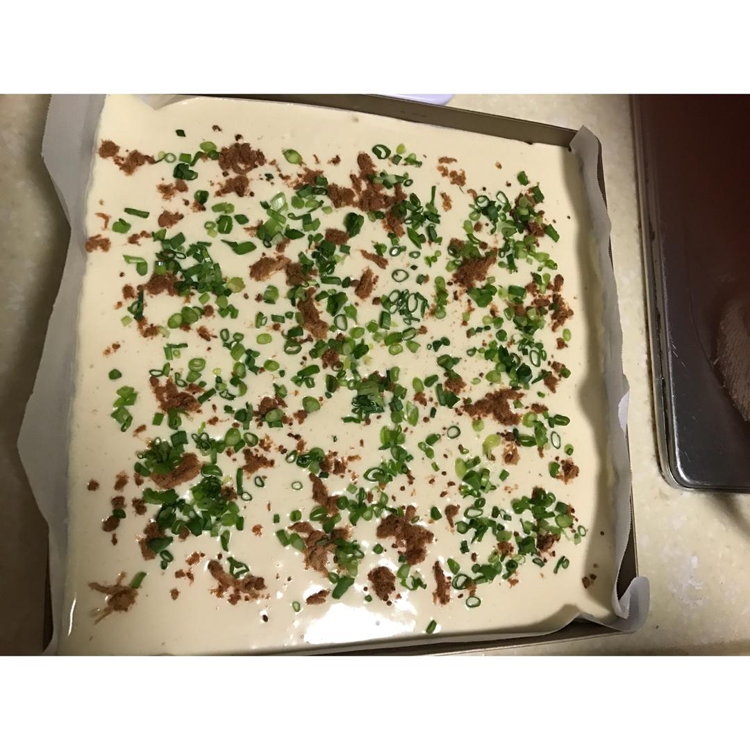 香葱肉松蛋糕卷